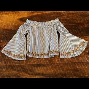 American Eagle Outfitters Flower Blouse